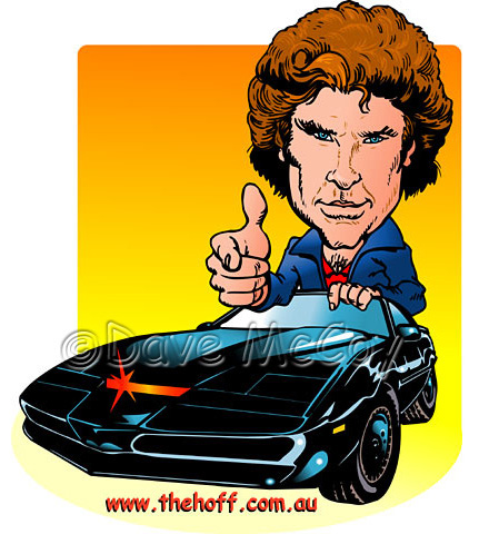 David Hasselhoff Knight Rider website